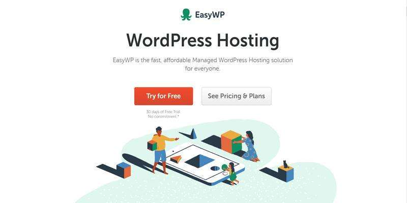 EasyWP - Hospedagem de wordpress